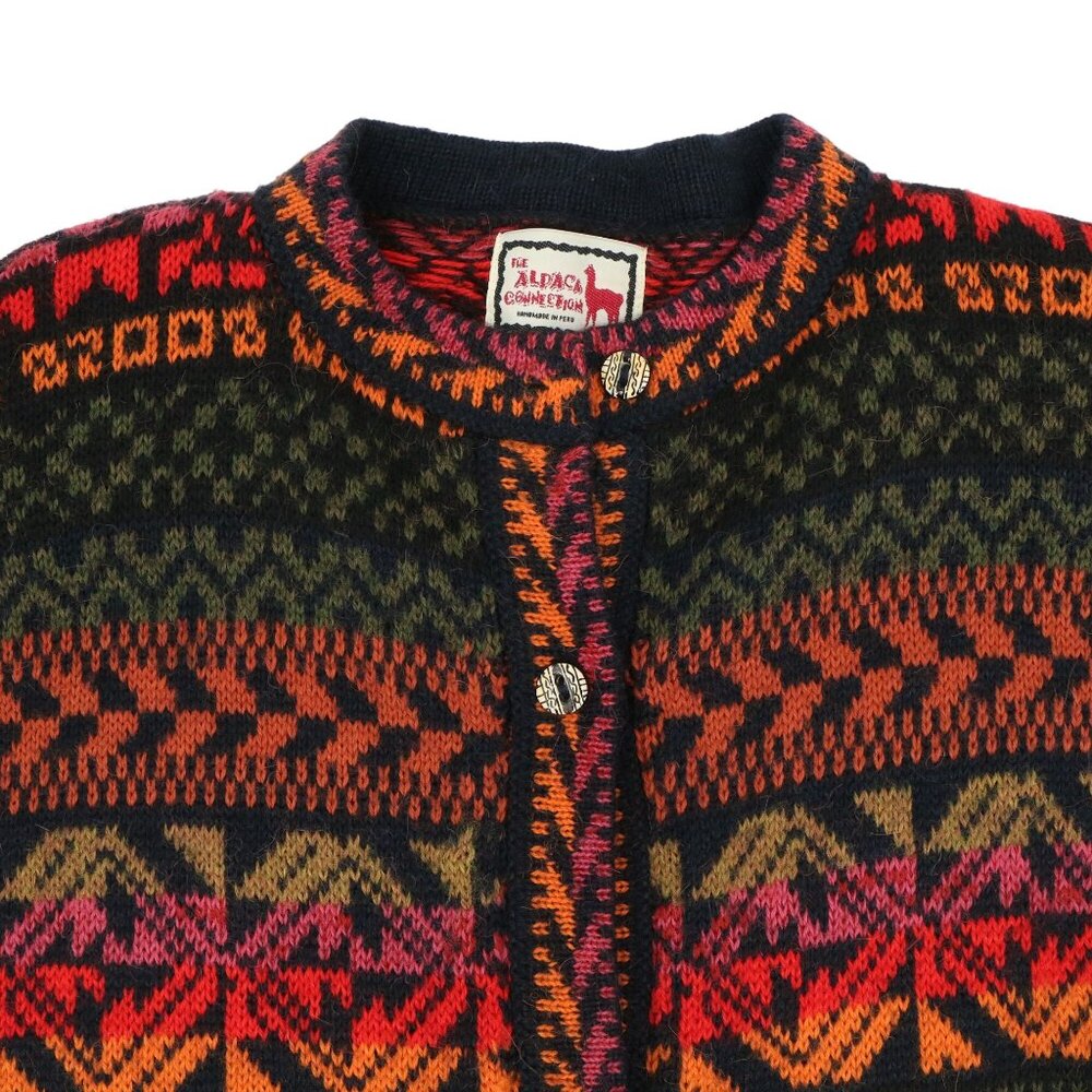 The Alpaca Connection Button Front Peruvian Alpac… - image 2